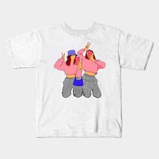 Girl Friends Kids T-Shirt